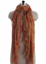 Elsa Rustic Orange Fashion Scarf